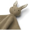 Bruingrijs gebreid knuffelkonijntje - Milo knit rabbit oat